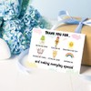 RUALOVE Cute Thank You Card For Teacher Dad Mom, Teacher