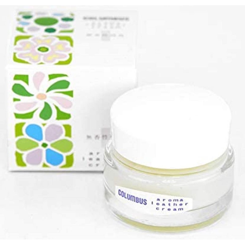 Columbus Aroma Leather Cream, Unscented Deodorizer, 1.1 oz (30 g)