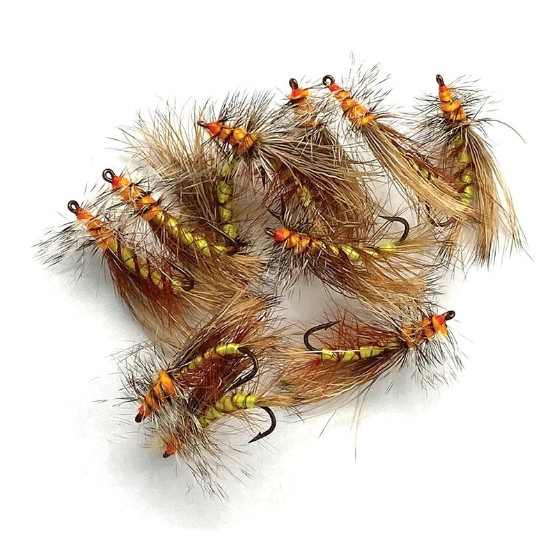 Estimulador Pesca con Mosca Moscas – 1 Docena. truchas, moscas,