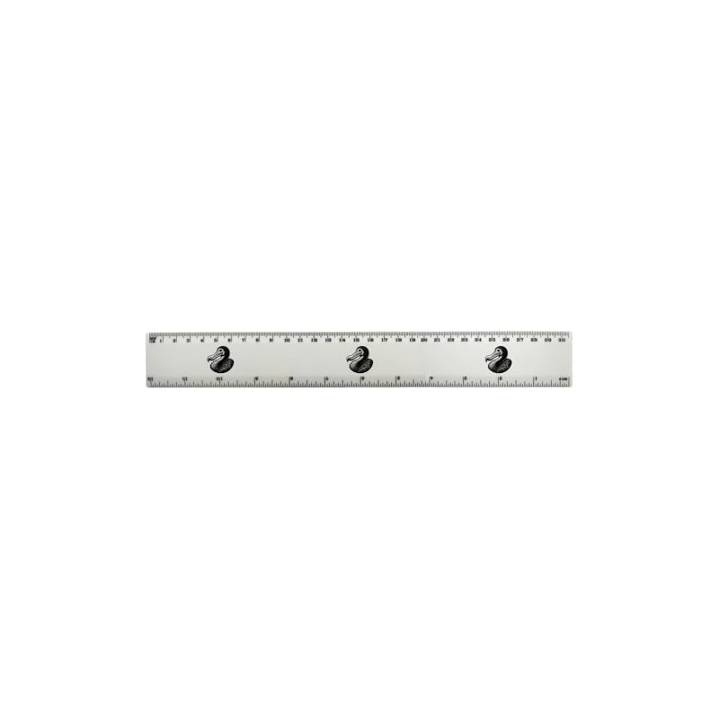 'Dodo Portrait' 30cm (12 Inch) White Plastic Ruler (RL00087334)
