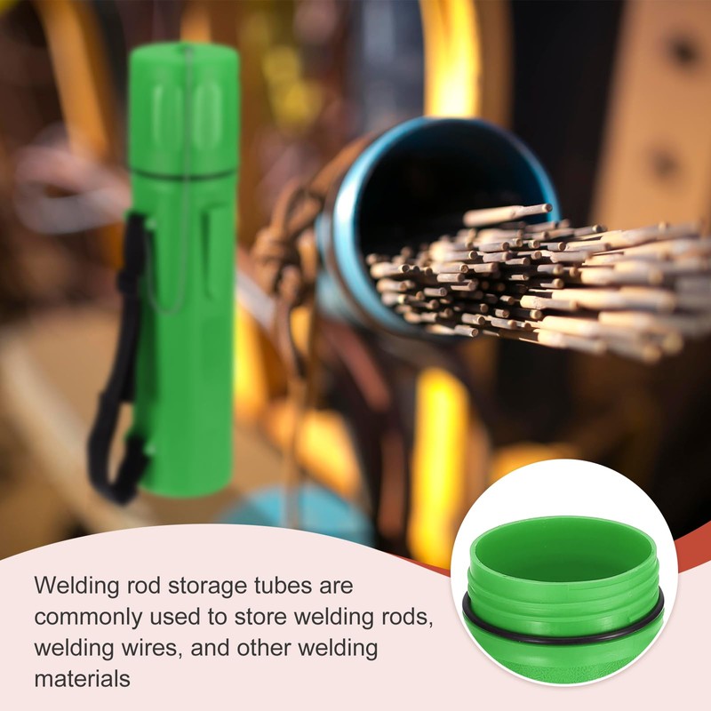 sourcing map 2pcs Welding Rod Storage Tube, 14 Inch Tungsten