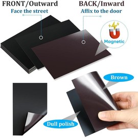 Magnetic Garage Door Windows - 16pcs  Looks Like Real Window Panels/Faux Panes Decorative Hardware Kit Super for Iron Doors - Size: 16pcs Magnetic Garage Door Windows