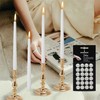 Gedengni Taper Candle Wax Dots - 24pcs Spiral Candle Sticky