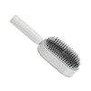 Cushion Hair Brush Self Cleaning Scalp Massage Rounded Comb Teeth