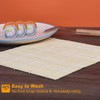 3 Sheets Sushi Mat, 9.5x9.5 Inch Natural Bamboo Sushi Rolling