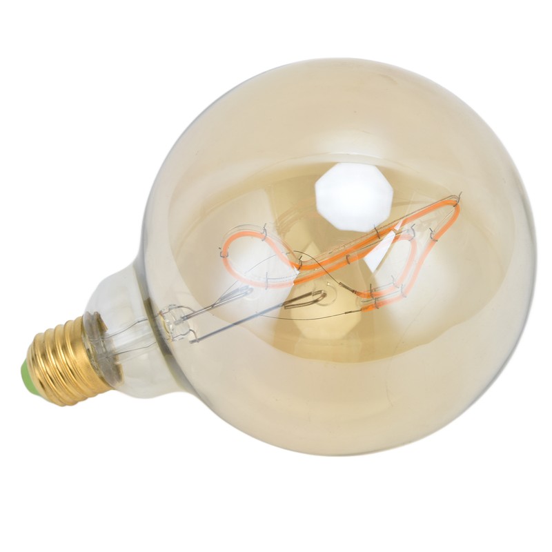 G125 E27/E26 LED Bulbs Dimmable 4W Transparent Music Note Filament