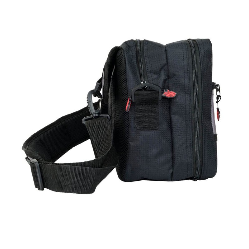 HTO Unisex's Sling Fishing Tackle Bag, Grey/Black, One Size
