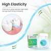 Coconut-Oil Infused Woven Dental Floss, Natural Vegetable Waxed, PFAS-Free, Deep