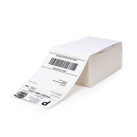 MFLABEL MFLABEL Fanfold 4" x 6" Direct Thermal Labels White Perforated Shipping Labels (15 Stacks)