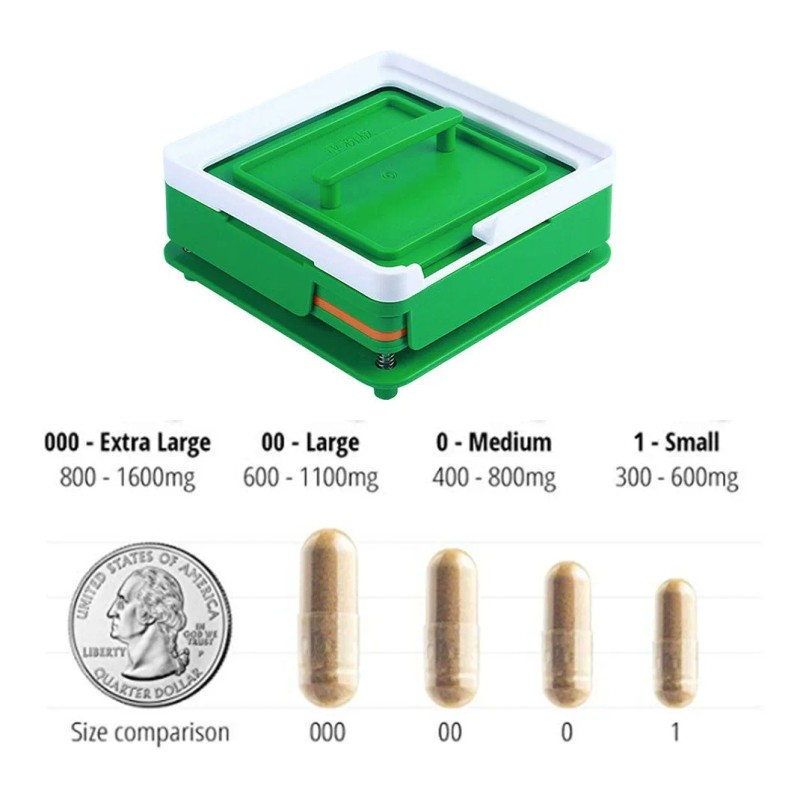 Encapsuladora Manual Para Capsulas Del #0 Cero Envio Gratis
