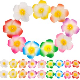 Plumeria Flower Hair Clips Hawaiian Tropical Flower Hair Clips Bridal Wedding Party Beach Hair Decorations