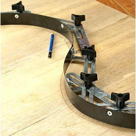 37 inch Flexible Curve Template Durable Steel Construction Ensures Maximum Durability Ideal for use with Tile, Ceramic,Metal, Wood, Plastic, Leather and Fabric, etc.