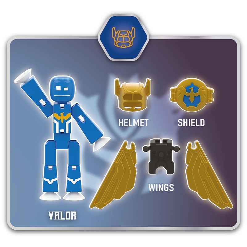 Zing StikBot Legendz 2pk Valor & Ruebell