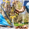 Kisangel Camping Tent Stakes 10 Pack Steel Ground Nails Large