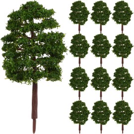 VANZACK 20 Pieces Model Trees Mini Artificial Tree 9 cm Mixed Model Tree Railway Landscape Architectural Trees Artificial Trees for DIY Crafts, Building Models and Home Decoration