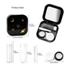 Rumyve Portable Travel Contact Lens Kit,Contact Lens Case Case Container