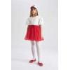 DeFacto Girls' Skirt, red