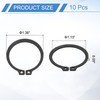 sourcing map 10Pcs 1-1/4" Internal Retaining Ring Circlip, 65 Mn