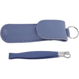 Recortador de Vello Nasal Punta Redonda Diseño Manual de Presión Fácil de Limpiar de Acero Inoxidable Apariencia Elegante para Eliminar Vello Nasal y Cejas