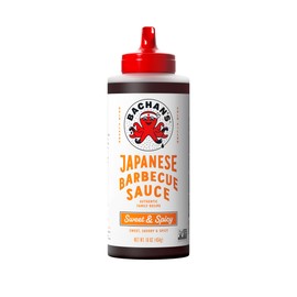 Bachan's - The Original Japanese Barbecue Sauce - Hot and Spicy, 16 Ounces. Small Batch, Non GMO, No Preservatives, Vegan and BPA Free.