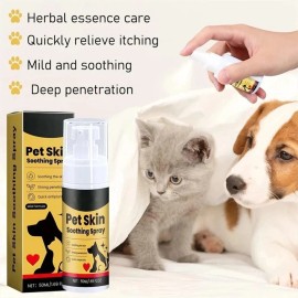 Unbranded 2025 New Pet Skin Treatment Spray for Dogs & Cats -Nature Soothing Solution 50ML
