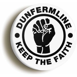Dunfermline Keep The Faith Fridge Magnet (Circular 2inch / 50mm Diameter)