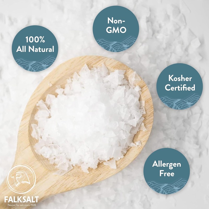 Falksalt - Natural Sea Salt Flakes, Handcrafted, Kosher, and All