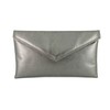 LONI Neat Envelope Metallic Clutch Shoulder Bag