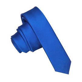 JEMYGINS Mens Slim Silk Tie 4cm Blue Medium, blue