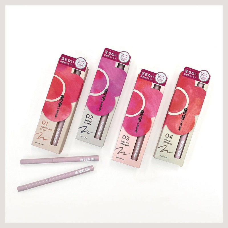 Daisy Doll Creamy Liner Waterproof Eye Makeup Multicolor Unbreakable Cosmetics