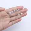 RINEY&KY 3MM Moissanite Earrings for Women - Moissanite Stud Earrings