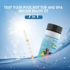 QYDMIN 7-in-1 Pool Test Strips for Spa, Pack of 100