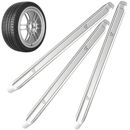Tyre Lever Set, 3Pcs Tyre Levers, 30cm Premium Steel Tire Levers, Heavy Duty Tire Removal Tool for Bicycles, Motorcycles, Cars