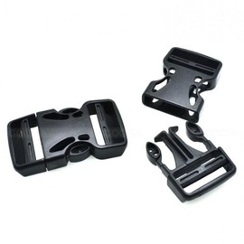 Dual Buckle Bag Sport Safety Belt - Adjustable & Detachable Plastic 25mm (1pc) GD06134 100ea