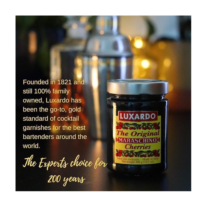 Luxardo The Original Maraschino Cherries | Gourmet Italian Maraschino Cherries