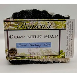 Benica's Goat Milk Soap (Hard Working Man)