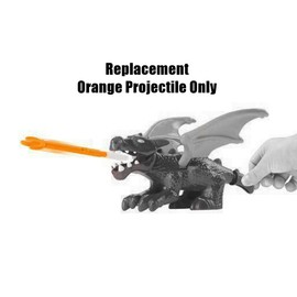 Replacement Parts for Fisher-Price Imaginext Blazing Battler's Dragon Playset - HCG66 ~ Replacement Orange Projectile