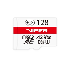 Viper Gaming Series 128GB Micro SDXC V30 A2 UHS-I U3 4K UHD Memory Card - PV128GGM32MCX