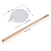 Pizza Shovel with 60cm Removable Wood Handle NonSlip Round Pizza