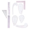 9Pcs/Set Sewing Ruler Set Multifunctional Curve Stick Tailor Measuring Accessories