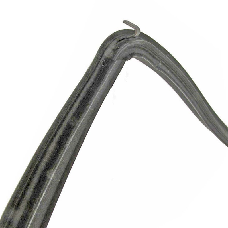 Spares2go Rubber Door Seal & Corner Clips for Logik Oven/Cooker