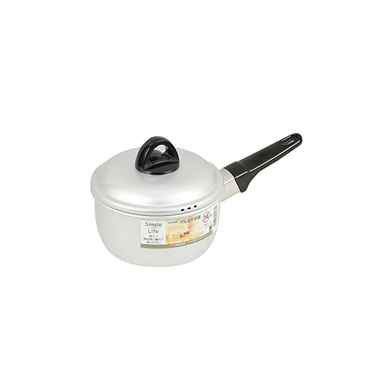Pearl Metal HB-3438 Single Handle Pot, 5.5 inches (14 cm),