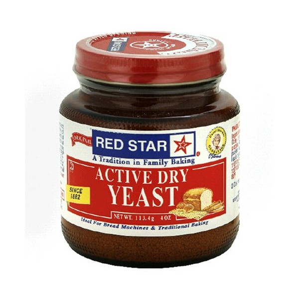 Red Star Active Dry Yeast, 4-Ounce Jars (Pack of 3)