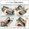 Mura Women's Bi-fold Wallet Mini Wallet, Compact, Genuine Leather, Gray