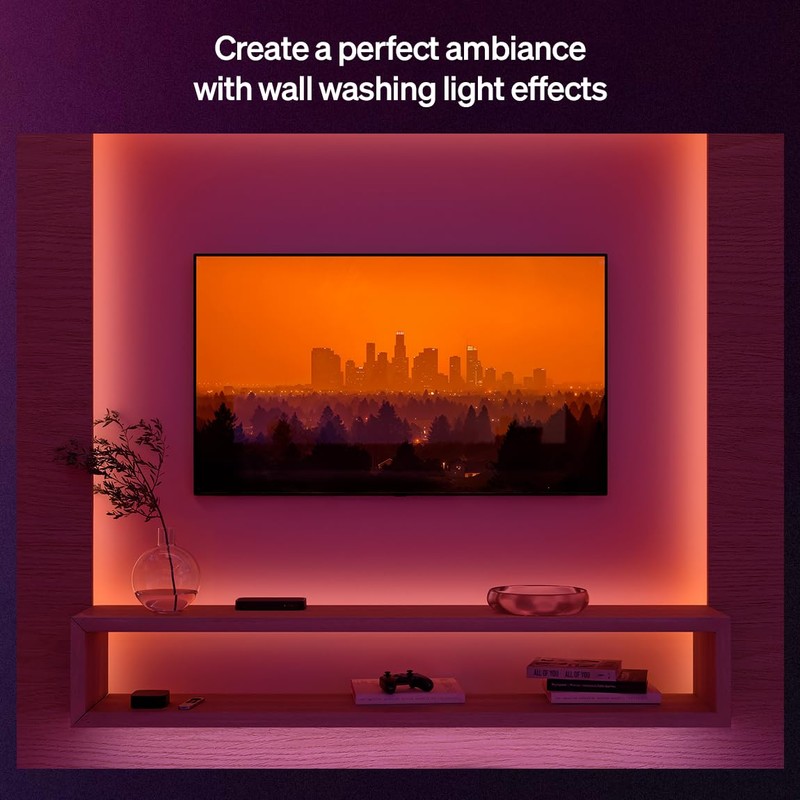 Hue Flux 3-Meter LED Strip Light, 1200 lm, Vibrant Color