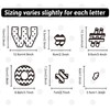 260 Pcs Black and White Bulletin Board Letters for Classroom