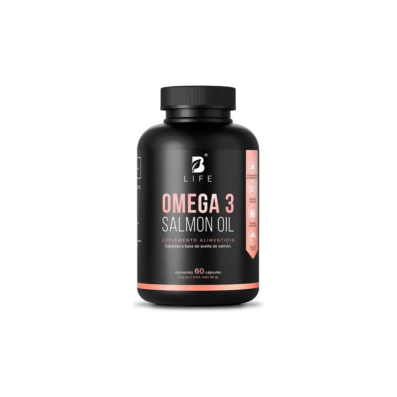 Life Omega Salmón Cápsulas 1000 Por Porción Alto Epa Dha