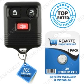 RemoteSuperMarket Replacement for Ford 1998-2015 Explorer 2001-2010 Sport Trac Remote Car Key Fob