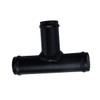 HCHCSPEED Universal 1" Aluminum Coolant T-Pipe Fitting 3-Way Radiator Fitting