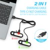 Yaklim Clip On Flashlight, Rechargeable Running Lights for Runners Portable